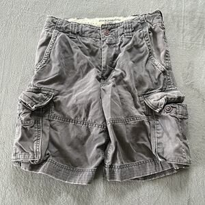 Vintage Abercrombie & Fitch Cargo Shorts Men 28 Baggy y2k Faded Military Utility